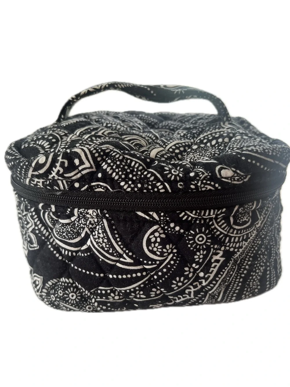 Vera Bradley Compact Travel Cosmetic Case - Stellar Paisley